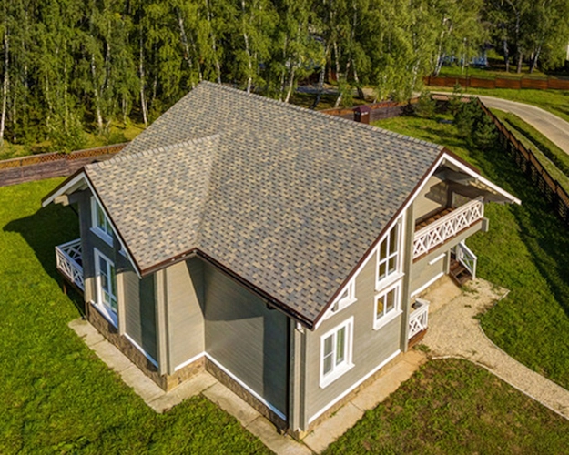 Многослойная черепица ТЕХНОНИКОЛЬ SHINGLAS Джаз Индиго (уп. 2 кв. м.)