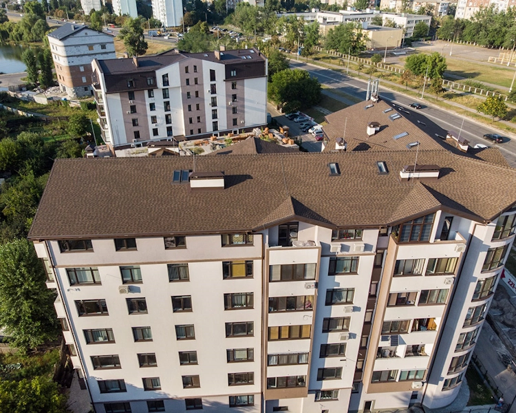 Многослойная черепица ТЕХНОНИКОЛЬ SHINGLAS Ранчо Коричневый (уп. 2 кв.м.)