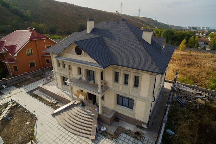 Многослойная черепица ТЕХНОНИКОЛЬ SHINGLAS Ранчо Платина (уп. 2 кв.м.)